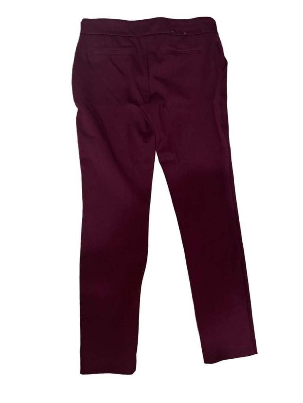 Dalia Stretch Cigarette Trousers, Bordeaux SZ M